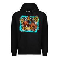 Black western rodeo Premium Hoodie - JahusDesignShop