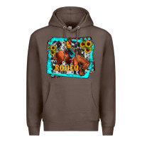 Coffee western rodeo Premium Hoodie - JahusDesignShop