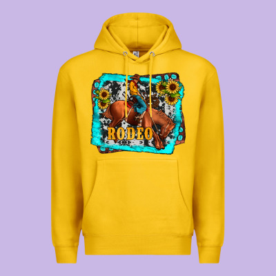 Western Rodeo Premium Hoodie Designed By Jahusdesignshop