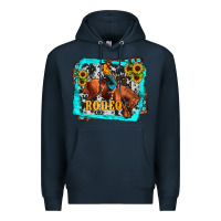 Navy western rodeo Premium Hoodie - JahusDesignShop