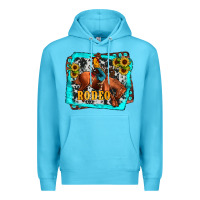 Ocean Blue western rodeo Premium Hoodie - JahusDesignShop