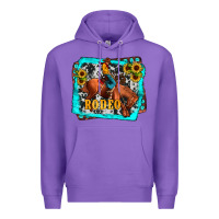 Purple western rodeo Premium Hoodie - JahusDesignShop