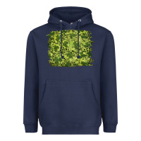 Navy st patrick's day shamrock leopard background Heavyweight Hoodie - RanaPortraitStore