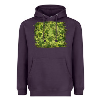Plum st patrick's day shamrock leopard background Heavyweight Hoodie - RanaPortraitStore