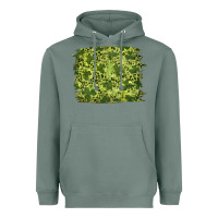 Sage st patrick's day shamrock leopard background Heavyweight Hoodie - RanaPortraitStore