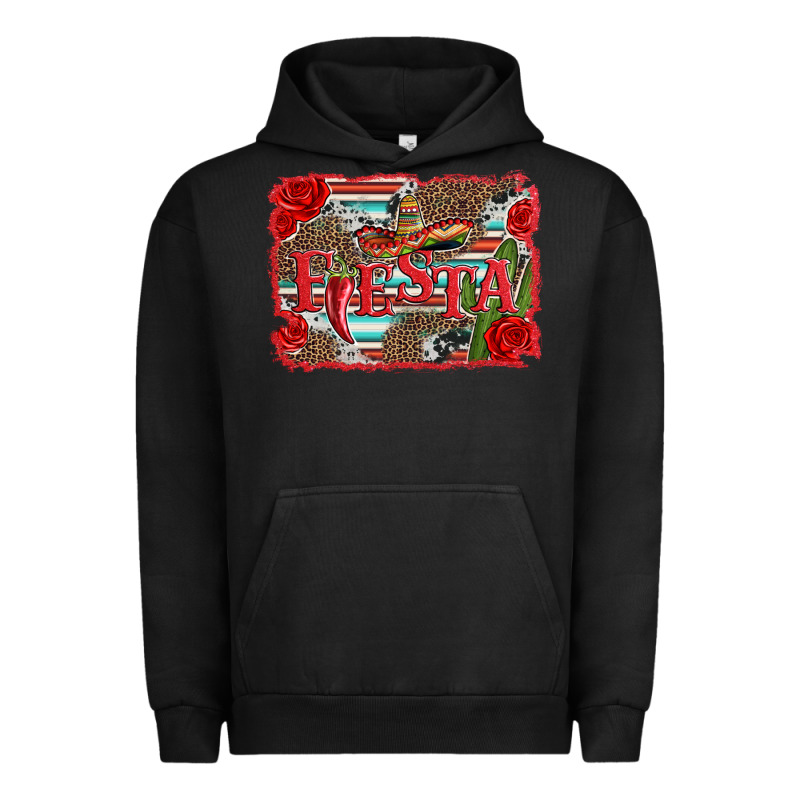 Fiesta With Sombrero Background Urban Hoodie by Artiststas | Teevron