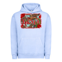 Pigment Grape Ice fiesta with sombrero background Urban Hoodie - Artiststas