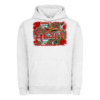 Pigment Lunar Rock fiesta with sombrero background Urban Hoodie - Artiststas