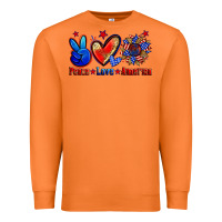 Carrot peace love america Premium Sweatshirt - Zillion Design Studio