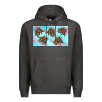 Charcoal Heather dinosaur stegosaurus sippy cup Premium Hoodie - Artiststas