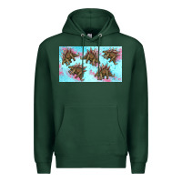 Sports Green dinosaur stegosaurus sippy cup Premium Hoodie - Artiststas
