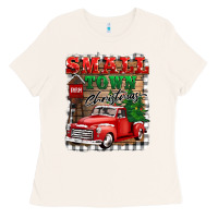 Bone small town christmas Ladies Tee - BarkalooDesign