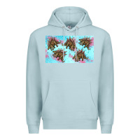 Blue Mist dinosaur stegosaurus sippy cup Premium Hoodie - Artiststas