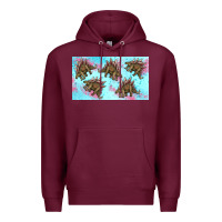 Burgundy dinosaur stegosaurus sippy cup Premium Hoodie - Artiststas
