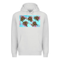 Dove Grey dinosaur stegosaurus sippy cup Premium Hoodie - Artiststas