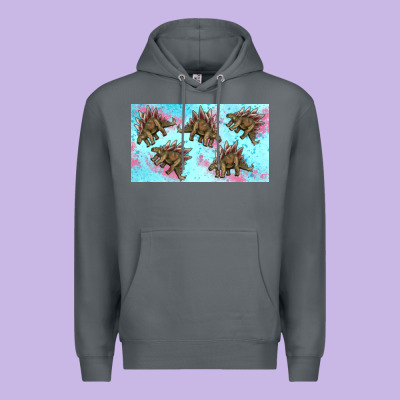 Dinosaur Stegosaurus Sippy Cup Premium Hoodie Designed By Artiststas