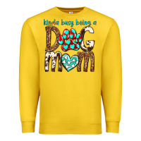 Lemon kinda busy being a dog mom Premium Sweatshirt - texasbilliewilder