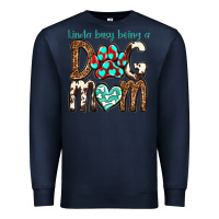 Navy kinda busy being a dog mom Premium Sweatshirt - texasbilliewilder