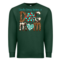 Sports Green kinda busy being a dog mom Premium Sweatshirt - texasbilliewilder