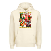 Sandshell love with coffee cup and christmas lights Premium Hoodie - AdoDesignShop