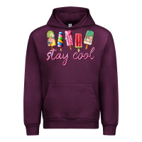 Mauve Wine stay cool Urban Hoodie - AdoDesignShop