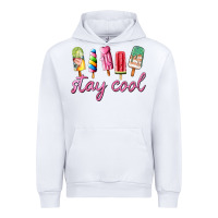White stay cool Urban Hoodie - AdoDesignShop