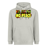 Moon Dust no justice no peace Heavyweight Hoodie - Zillion Design Studio