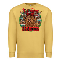 Antique Gold Highland Heifer Christmas Premium Sweatshirt - RanaPortraitStore