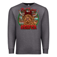 Charcoal Heather Highland Heifer Christmas Premium Sweatshirt - RanaPortraitStore