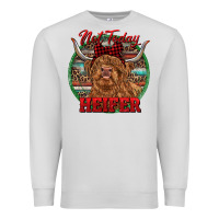 Dove Grey Highland Heifer Christmas Premium Sweatshirt - RanaPortraitStore
