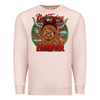 Pale Pink Highland Heifer Christmas Premium Sweatshirt - RanaPortraitStore