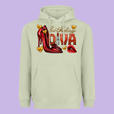 Heavyweight Hoodie birthday diva