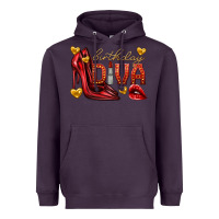 Plum birthday diva Heavyweight Hoodie - texasbilliewilder