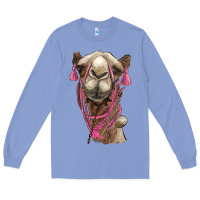 Colony Blue camel Long Sleeve Tee - BarkalooDesign