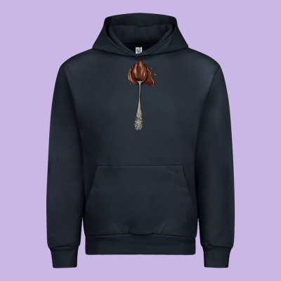 Spoon With Chocolate Urban Hoodie Designed By Adodesignshop