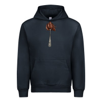 Navy spoon with chocolate Urban Hoodie - AdoDesignShop