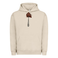 Pigment French Oak spoon with chocolate Urban Hoodie - AdoDesignShop