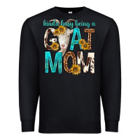Black kinda busy being a goat mom Premium Sweatshirt - texasbilliewilder