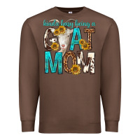 Chestnut kinda busy being a goat mom Premium Sweatshirt - texasbilliewilder