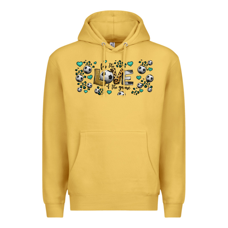 For The Love Of The Game Soccer Premium Hoodie by Jasminsmagicworld | Teevron