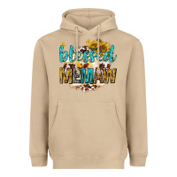 Mushroom blessed memaw with sunflowers Heavyweight Hoodie - texasbilliewilder