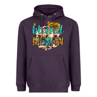 Plum blessed memaw with sunflowers Heavyweight Hoodie - texasbilliewilder