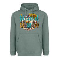 Sage blessed memaw with sunflowers Heavyweight Hoodie - texasbilliewilder