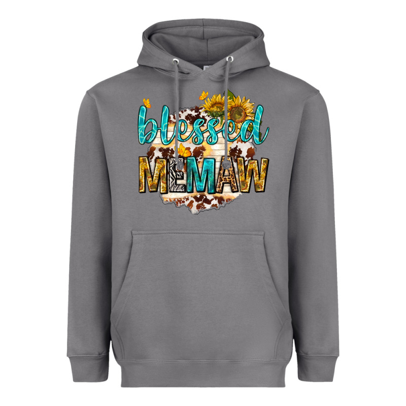 Blessed Memaw With Sunflowers Heavyweight Hoodie by texasbilliewilder | Teevron