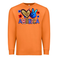 Carrot peace love america Premium Sweatshirt - Zillion Design Studio