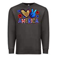 Smoke peace love america Premium Sweatshirt - Zillion Design Studio