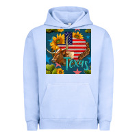 Pigment Grape Ice 4th of july texas map with cow seamless pattern Urban Hoodie - BundleAndBundleShop