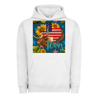 Pigment Lunar Rock 4th of july texas map with cow seamless pattern Urban Hoodie - BundleAndBundleShop