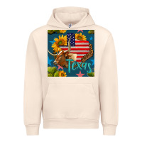 Sandshell 4th of july texas map with cow seamless pattern Urban Hoodie - BundleAndBundleShop