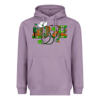 Lavender st patricks day love nurse Heavyweight Hoodie - RanaPortraitStore
